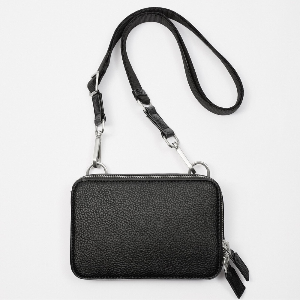 Zara grainy mini crossbody bag